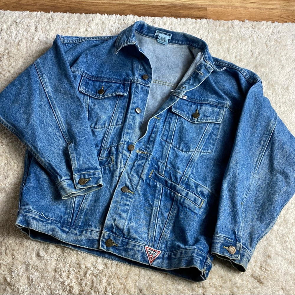 980s GUESS Vintage Jean Jacket Unisex S